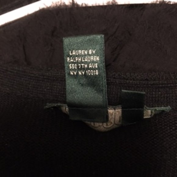 Lauren Ralph Lauren Vintage Sweater Size XL Cashmere & Silk - Picture 6 of 7